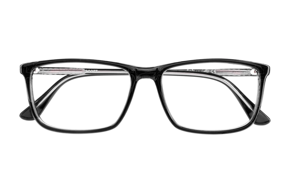 Scott black mens eyeglasses